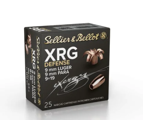 Pistolový náboj Sellier Bellot 9 mm Luger XRG Defense