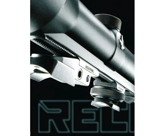 Otočná montáž Recknagel ERAMATIC pro Mauser M18 a puškohled Swarovski SR