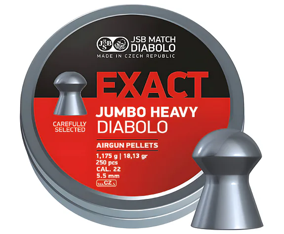 Diabolky JSB EXACT JUMBO cal. 5,51mm 250ks