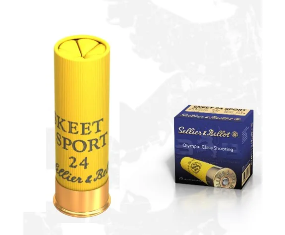 Brokové náboje Sellier & Bellot SKEET 24 SPORT 20×70 24 g, brok 2,0 mm