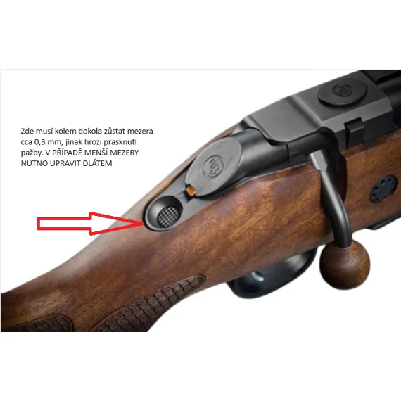 Pažba CZ 601 Thumbhole - šupina